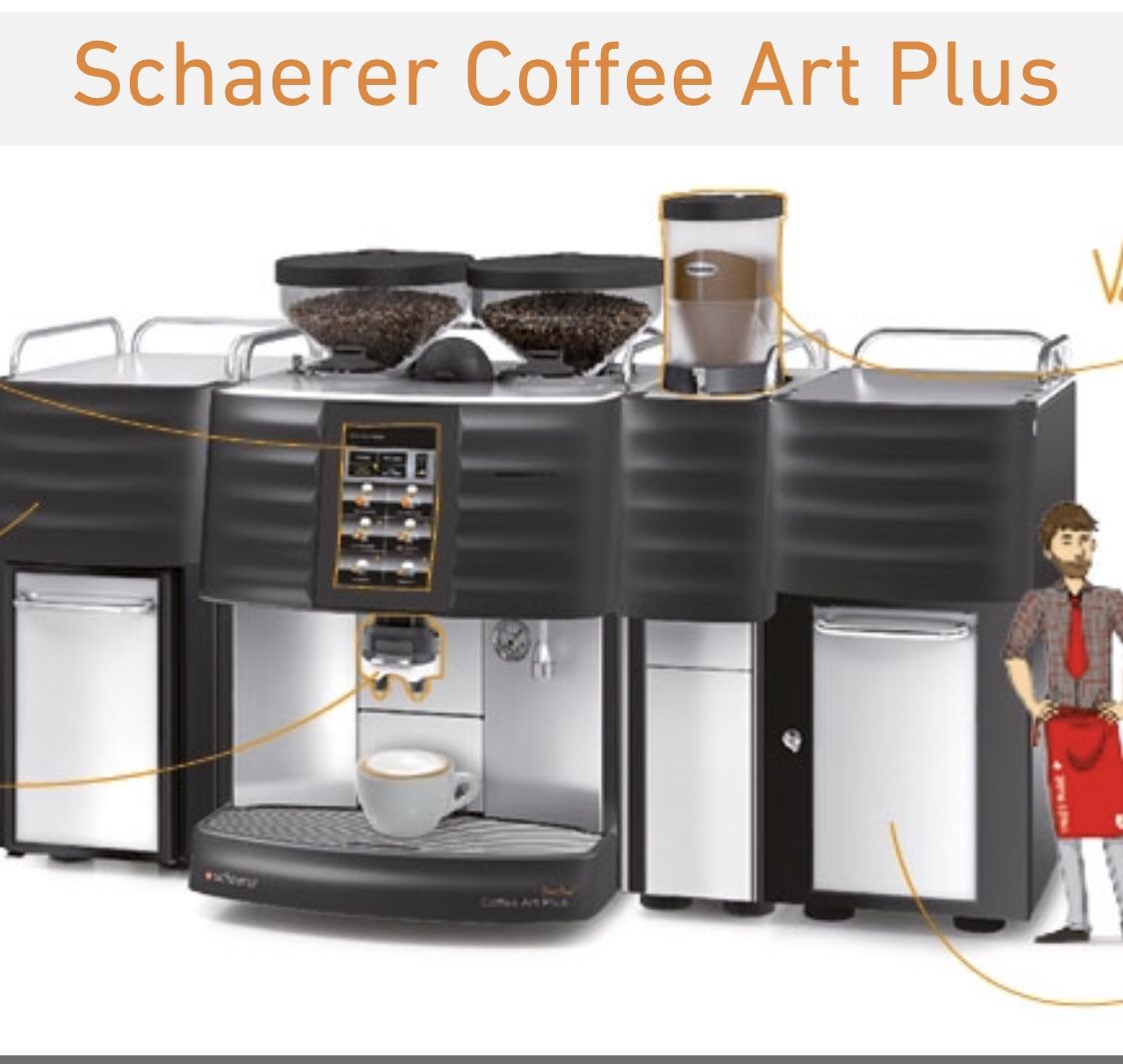 2017 Schaerer Coffee Art Plus Touch Screen Milk Cooler Espresso System