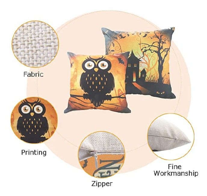 New! Halloween pillows covers 4pc 18*18