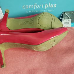 Pink Comfort Plus 2" Heels 👠 Size 9 1/2 Memory Foam Thumbnail
