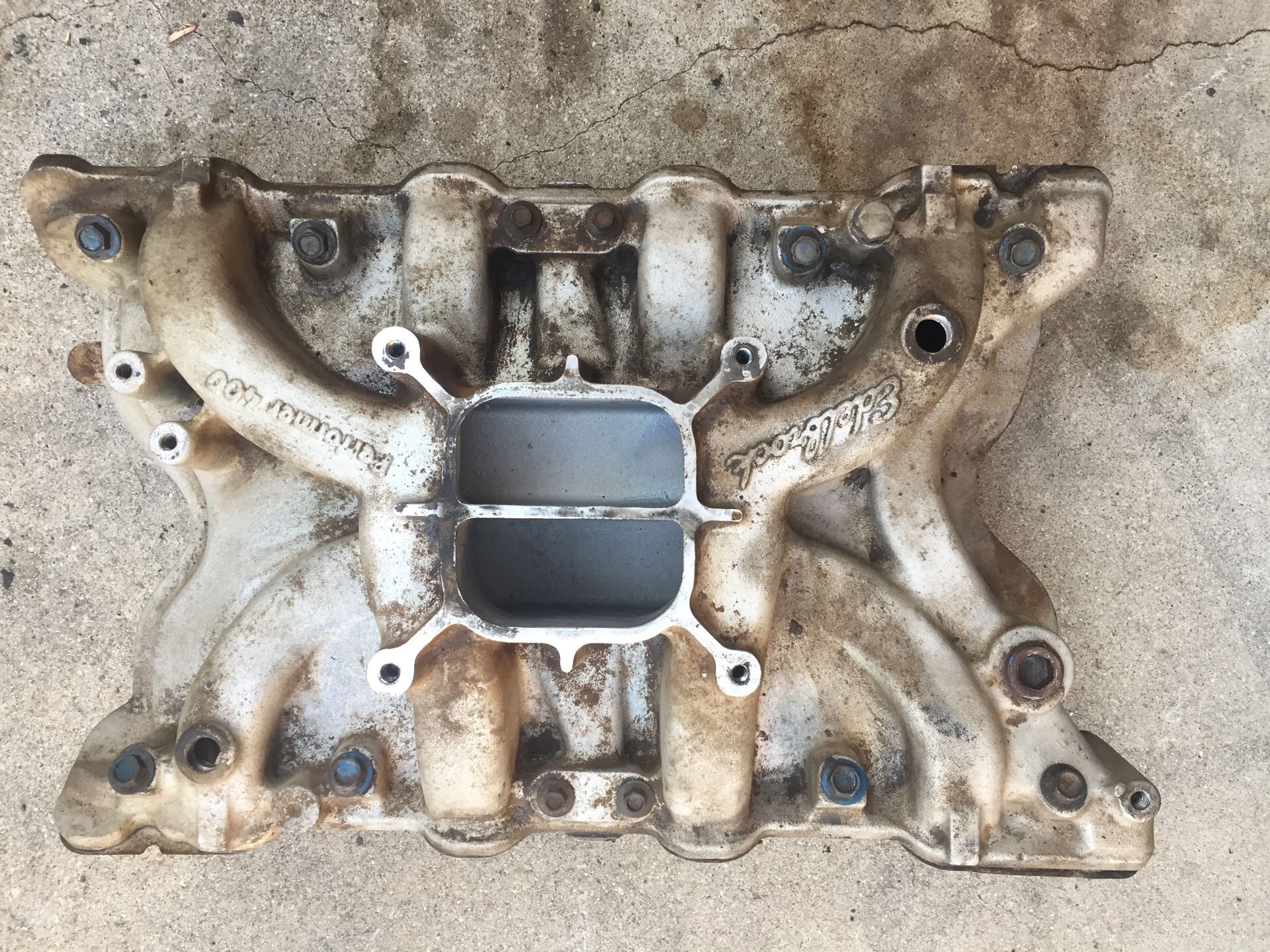 EDELBROCK 2171 INTAKE MANIFOLD PERFORMER 400 non EGR FOR Ford 351M and