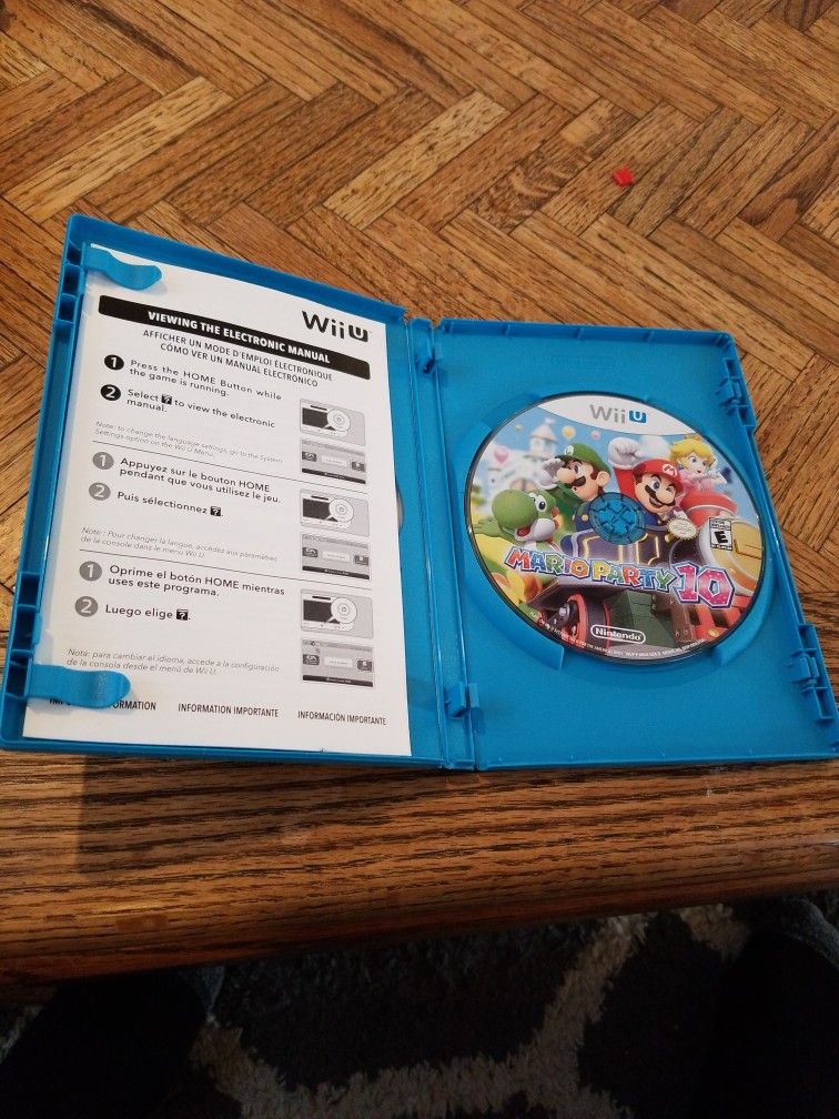 Mario Party 10 (Wii U, 2015) Tested, Great Condition