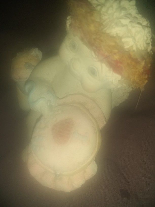 Cherub With Cat