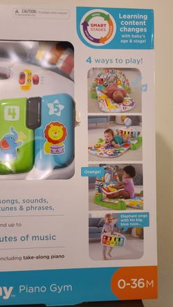 FISHER PRICE DELUXE KICK & PLAY PIANO GYM Thumbnail