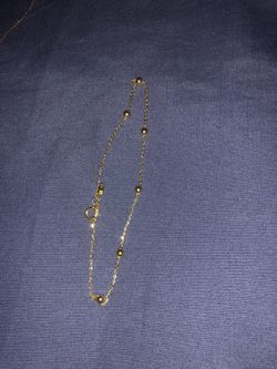 10k Gold Necklace and Anklet Set Thumbnail