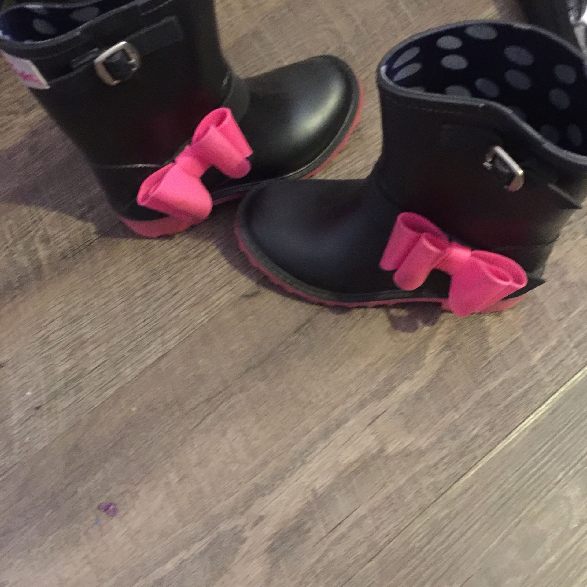 Little Girl Rain Boots Size 12