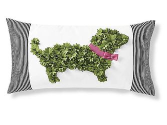 Spring sale! Dog Topiary Outdoor Pillow Thumbnail