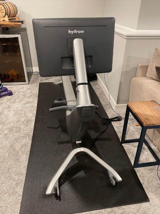 Hydrow Rowing Machine with Mat and Accessories Bag