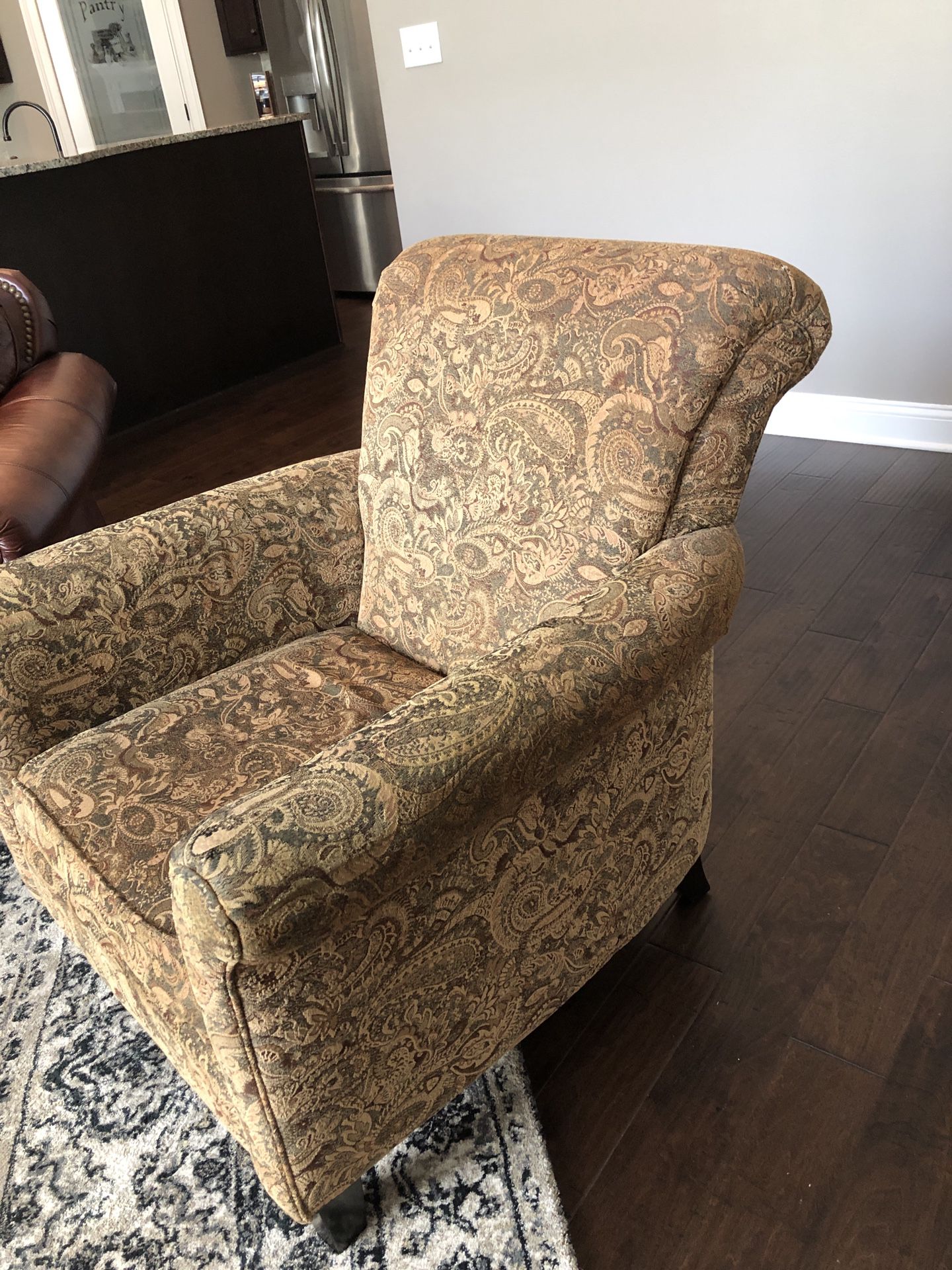 2 Upholstered Arm Chairs