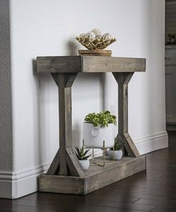 Rustic Console Accent Hallway Table Thumbnail