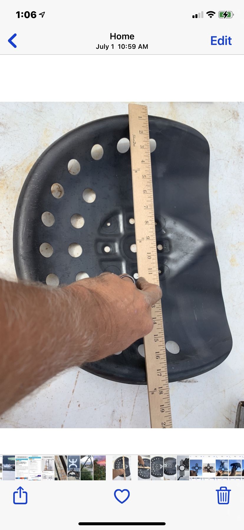 New Heavy Steel Tractor Seats $50 Each