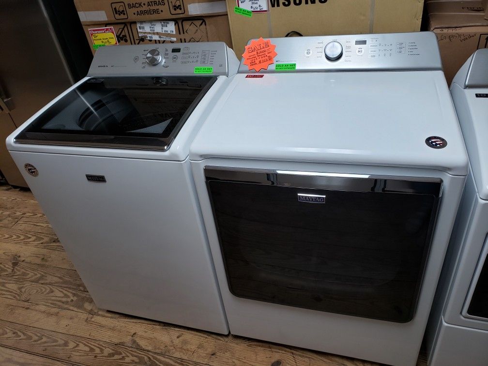 Brand New Maytag Bravos XL Top Load Washer And Dryer Set for Sale in Moyock, NC OfferUp
