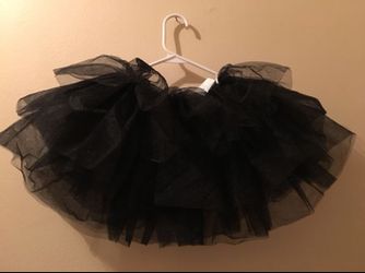 Black TULLE PETTICOAT 5-Layer Petticoat small Halloween Costume Thumbnail