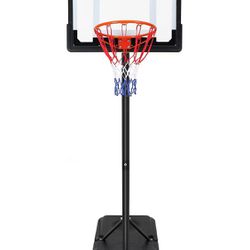 Basketball Hoop,Isacco Portable Basketball Hoop & Goal Basketball System for Kids/Teenager Basketball Equipment,Adjustable Basketball 33.5" Backboard  Thumbnail