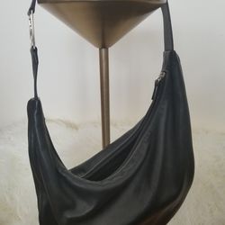 Ralph Lauren Hobo Handbag in Black Thumbnail