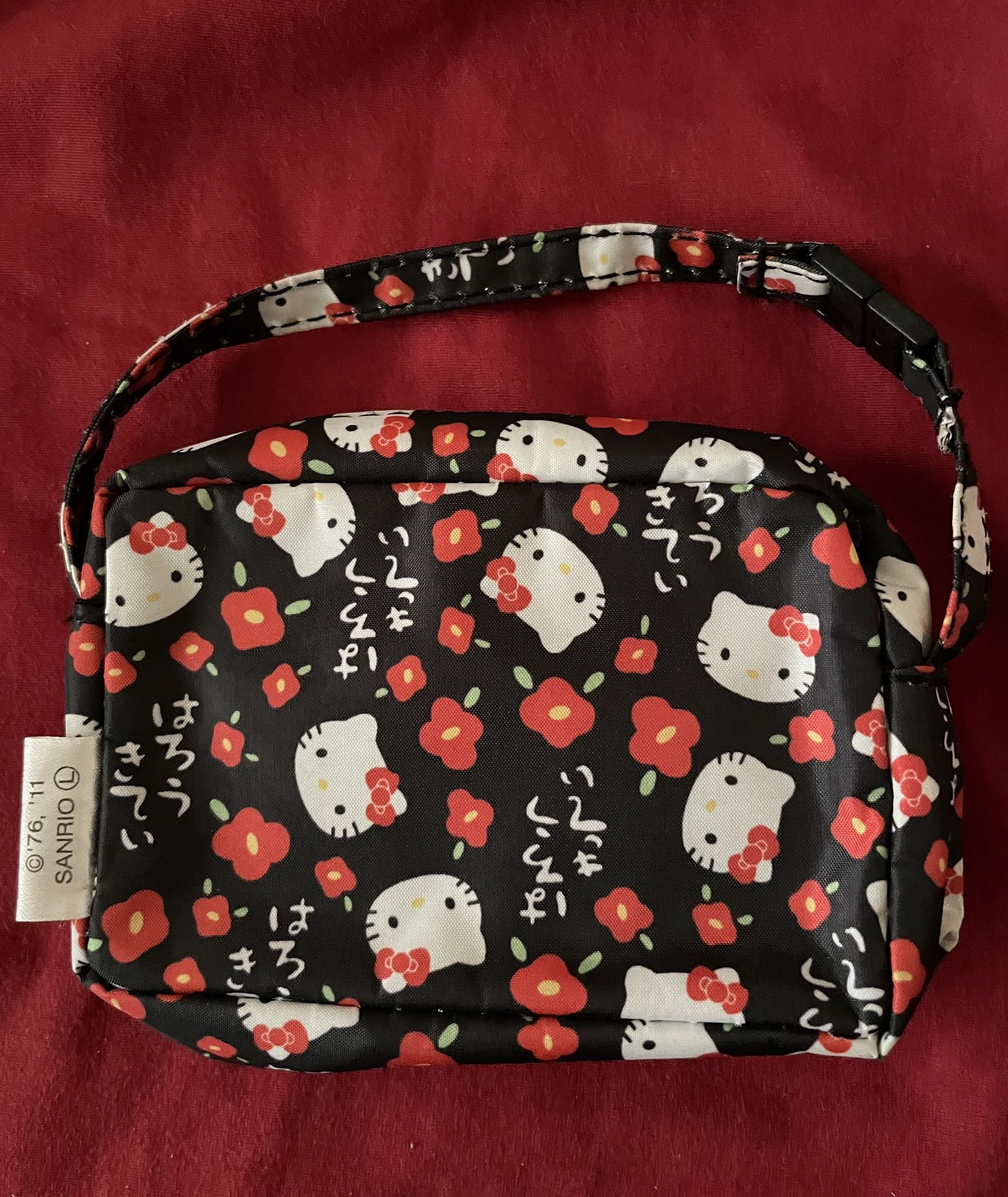 RARE NWOT Vintage Sanrio Hello Kitty Mini Hand Bag Purse Coin Pouch