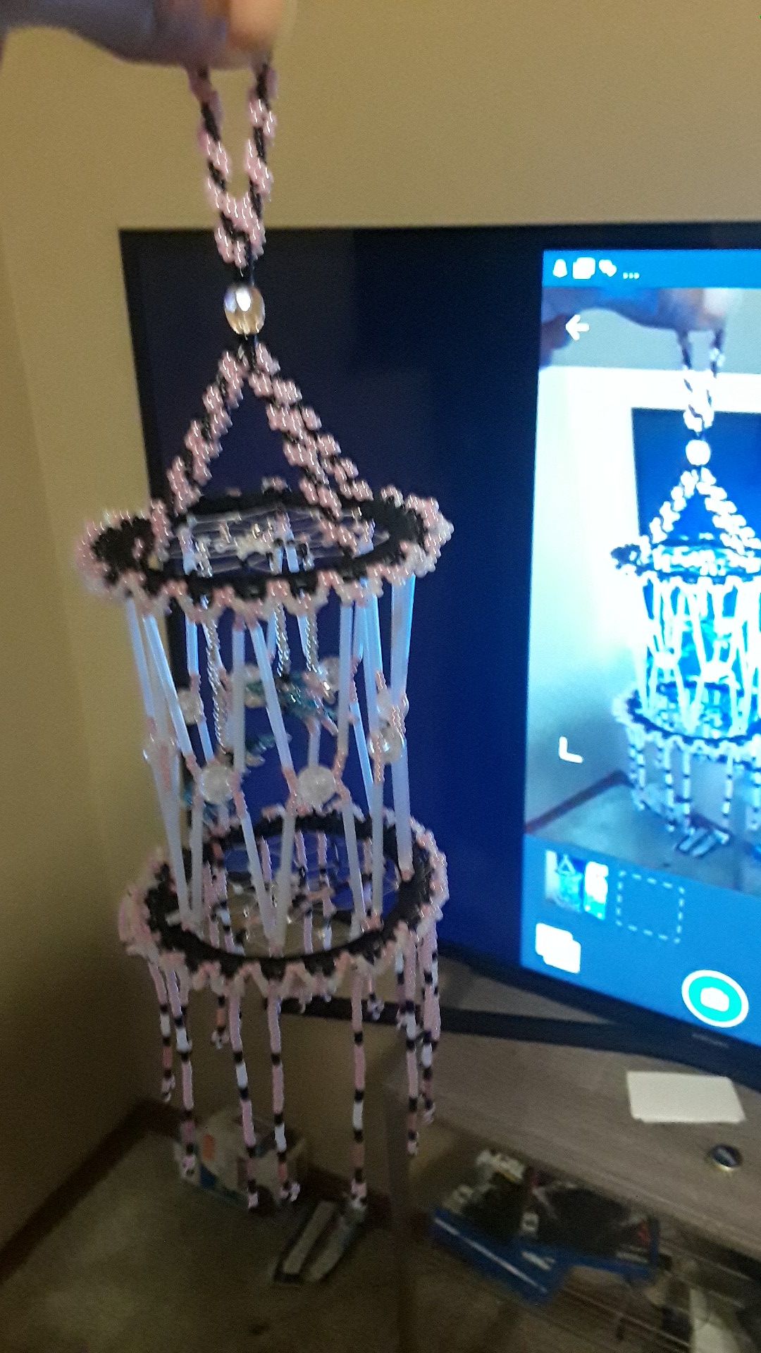 Beaded Bird Cage