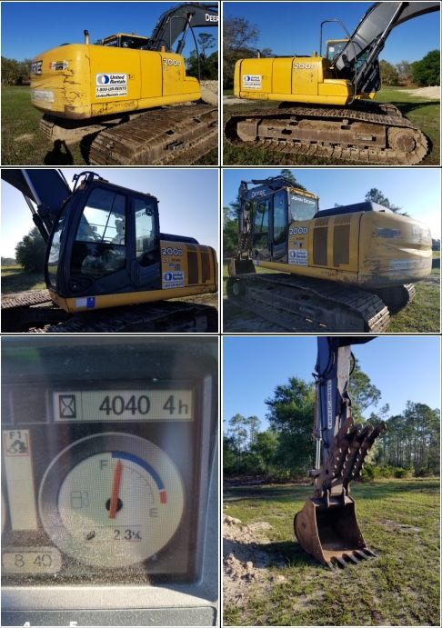 John Deere 200 excavator
