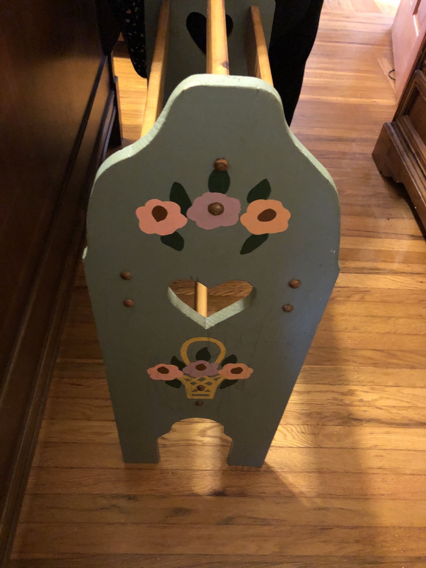 Wood Quilt/Blanket Rack