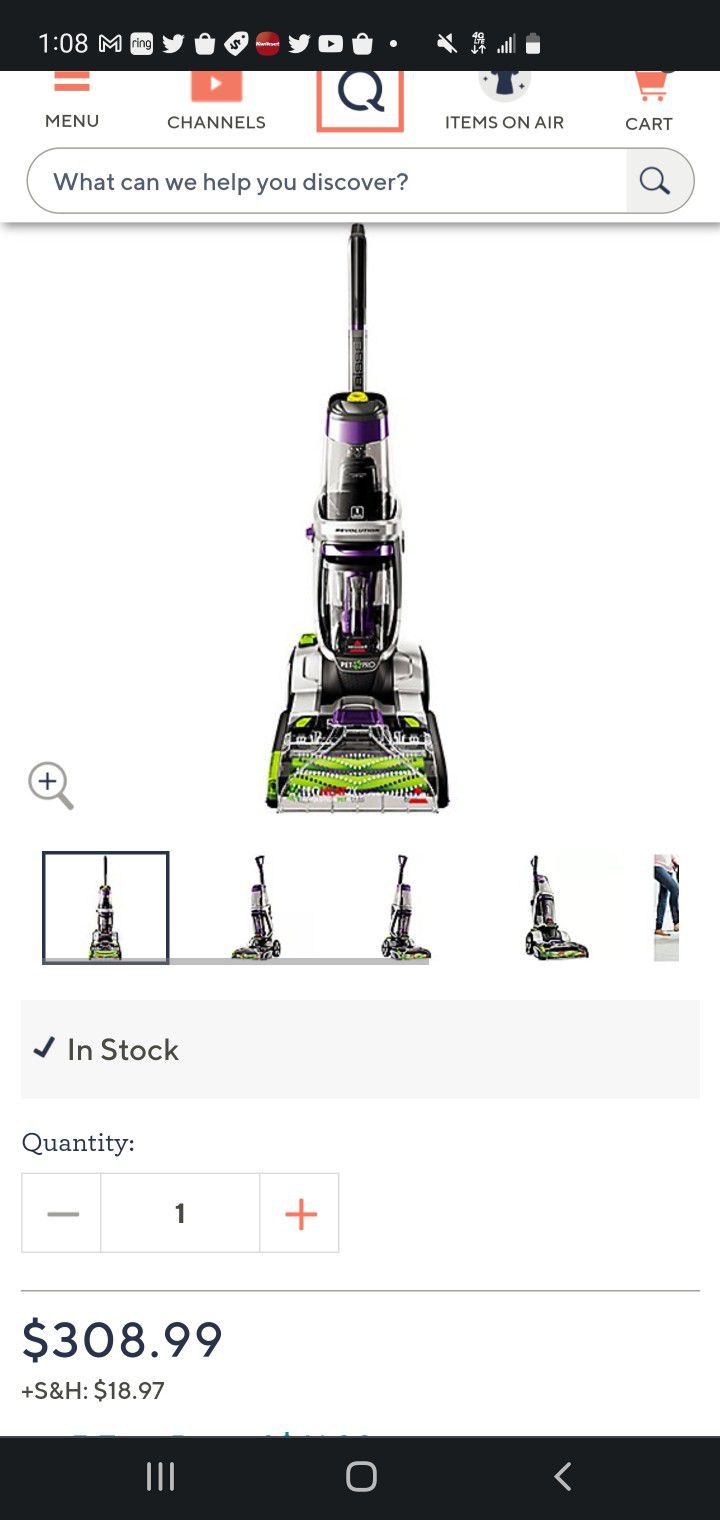 Bissell ProHeat 2X Revolution Pet Pro Upright Carpet Cleaner


