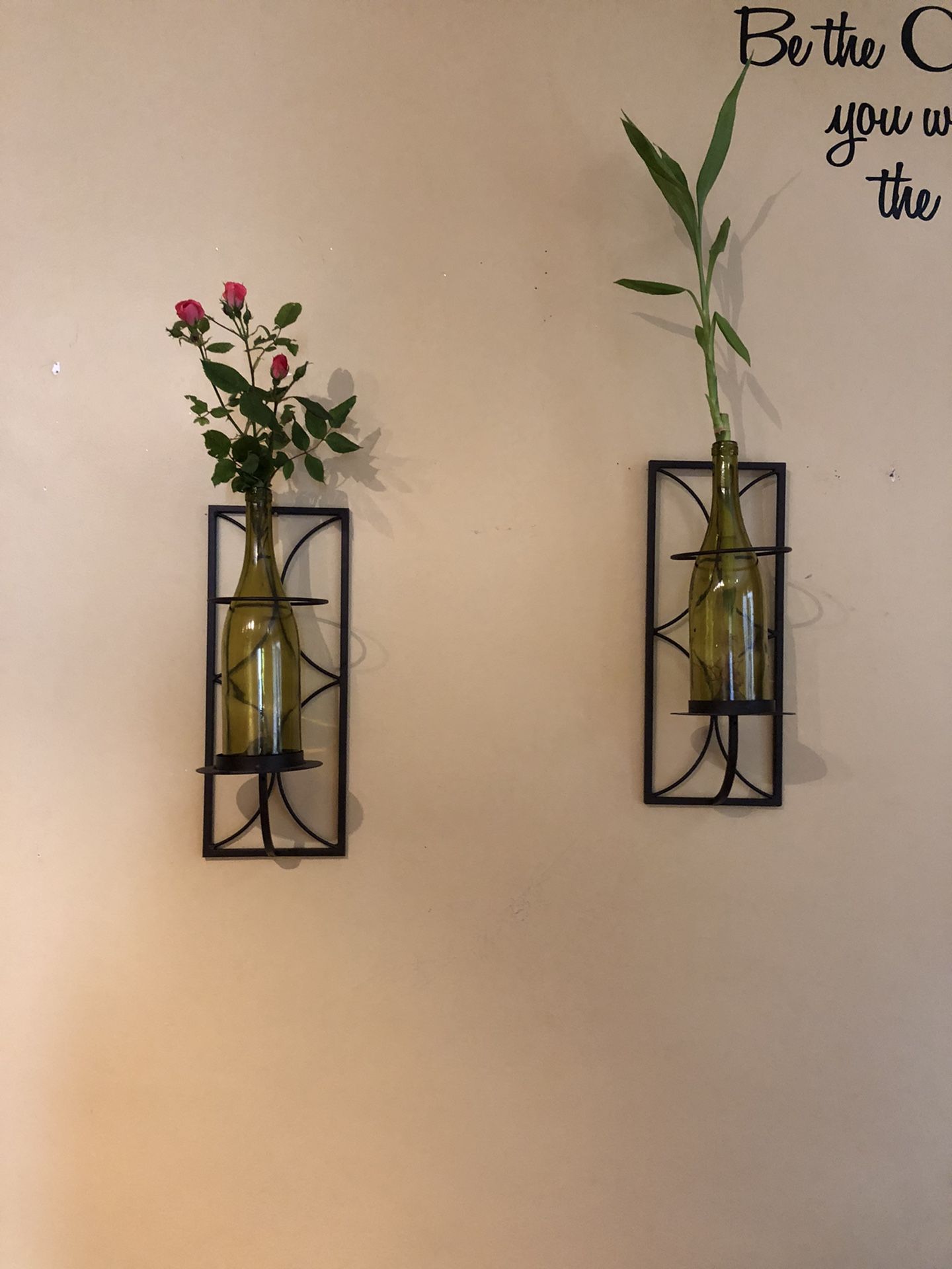 Wall Sconces For Flowers, Plants Or Candles