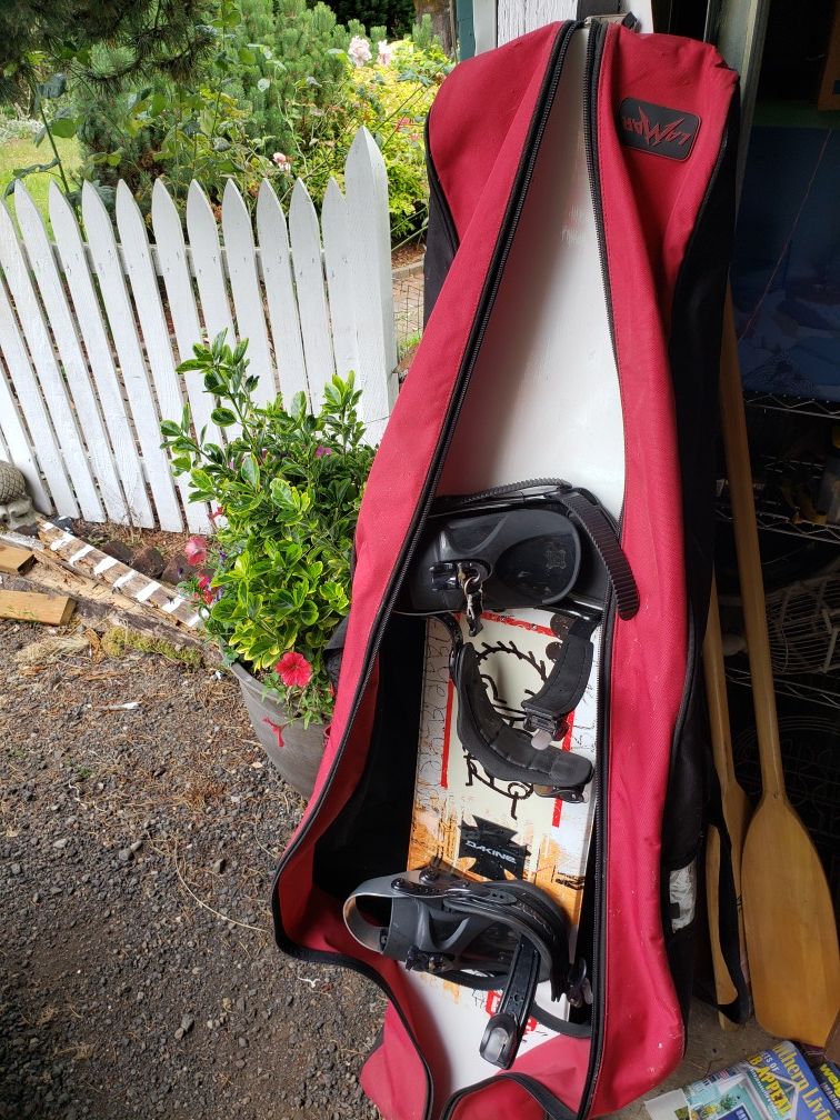 Ride snowboard with bag