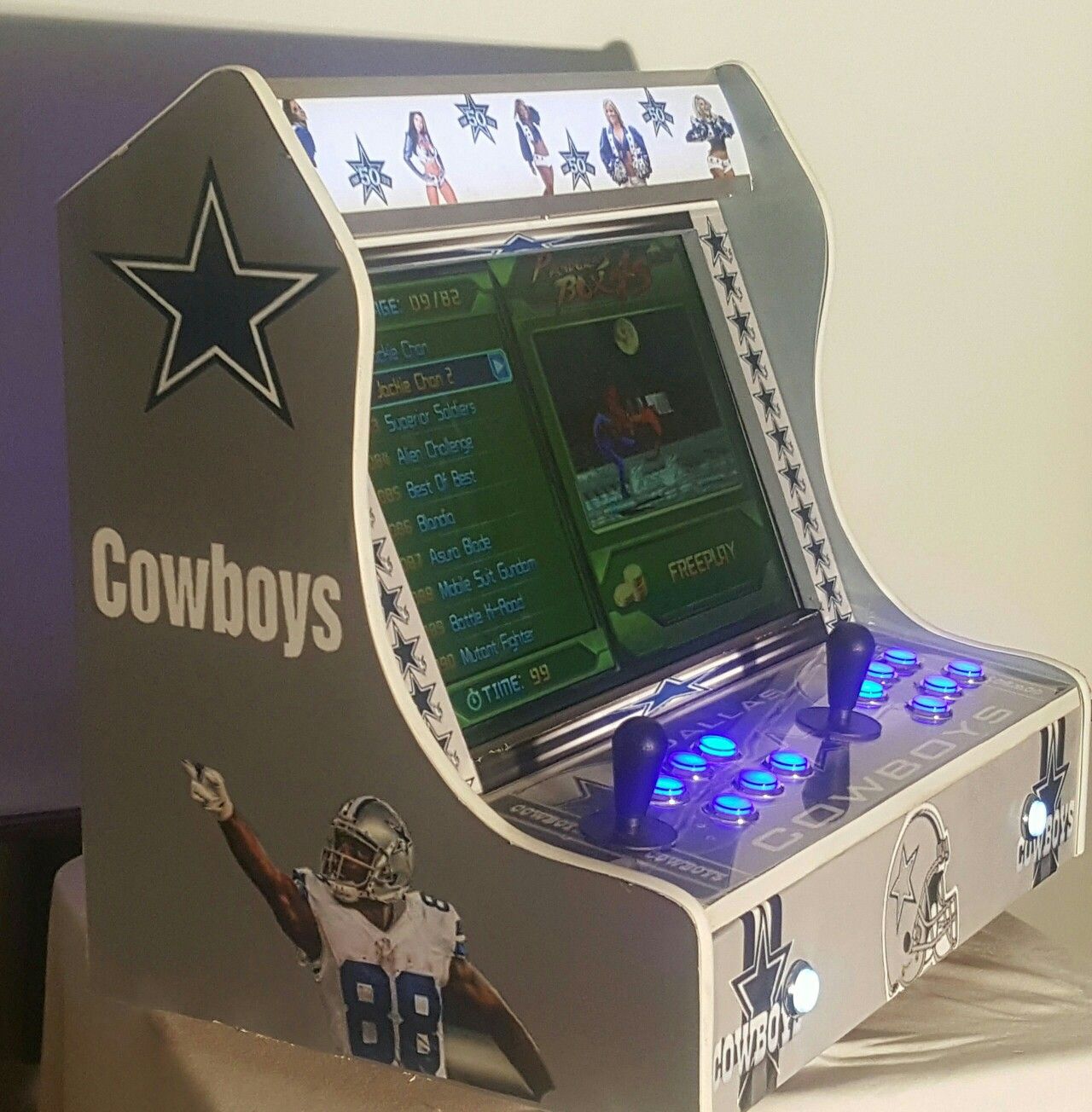 Bartop / wall mount Dallas Cowboys themed arcade game for Sale in San  Diego, CA - OfferUp