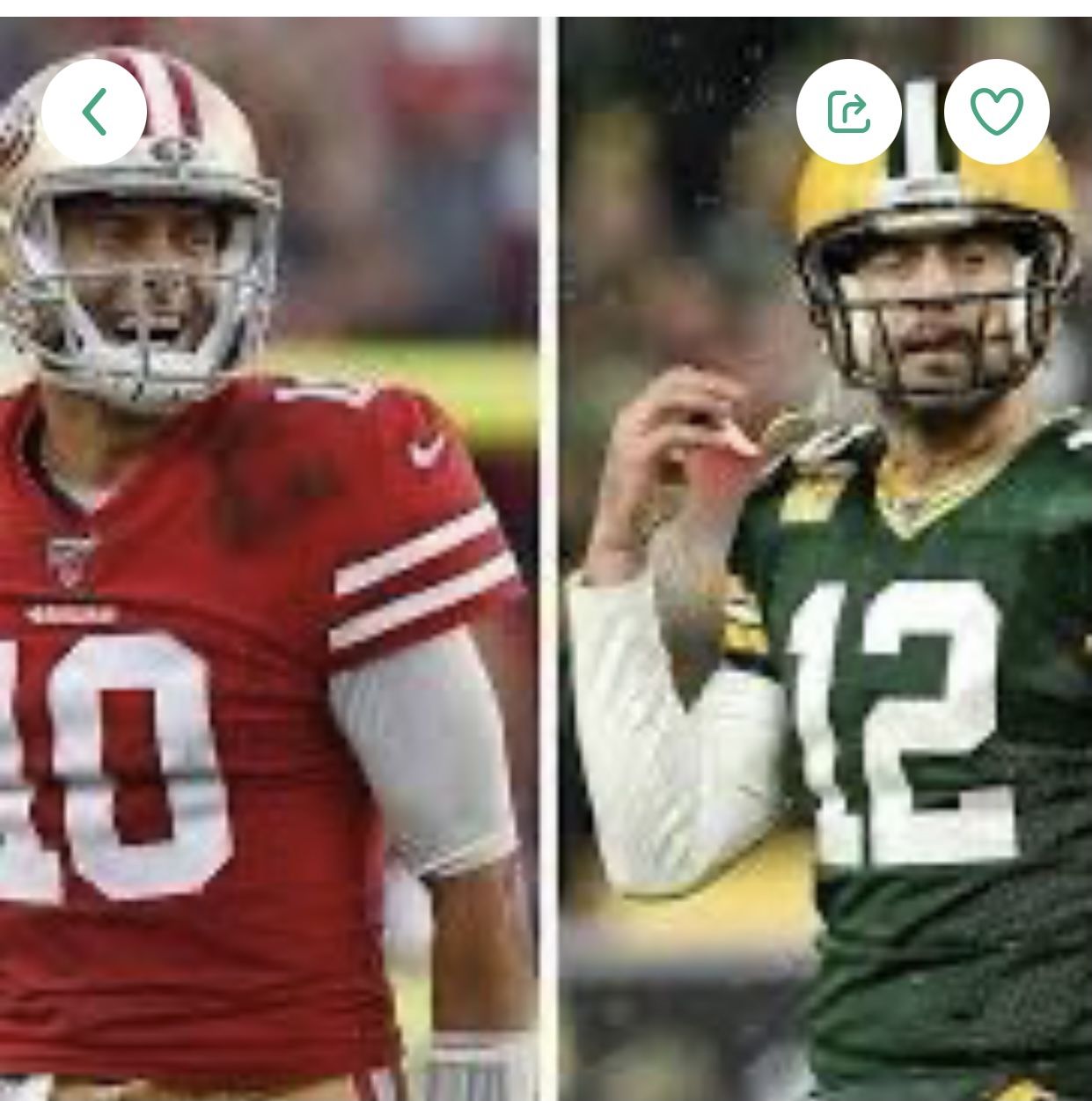 49ers vs Packers 2 Tickets All Inclusive Field Level for 49ers vs Packers 2 Tickets All Inclusive Field Level for