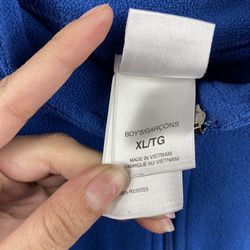 The North Face Boy XL Blue SweatShirt TKA 100 Long Sleeve Thumbnail