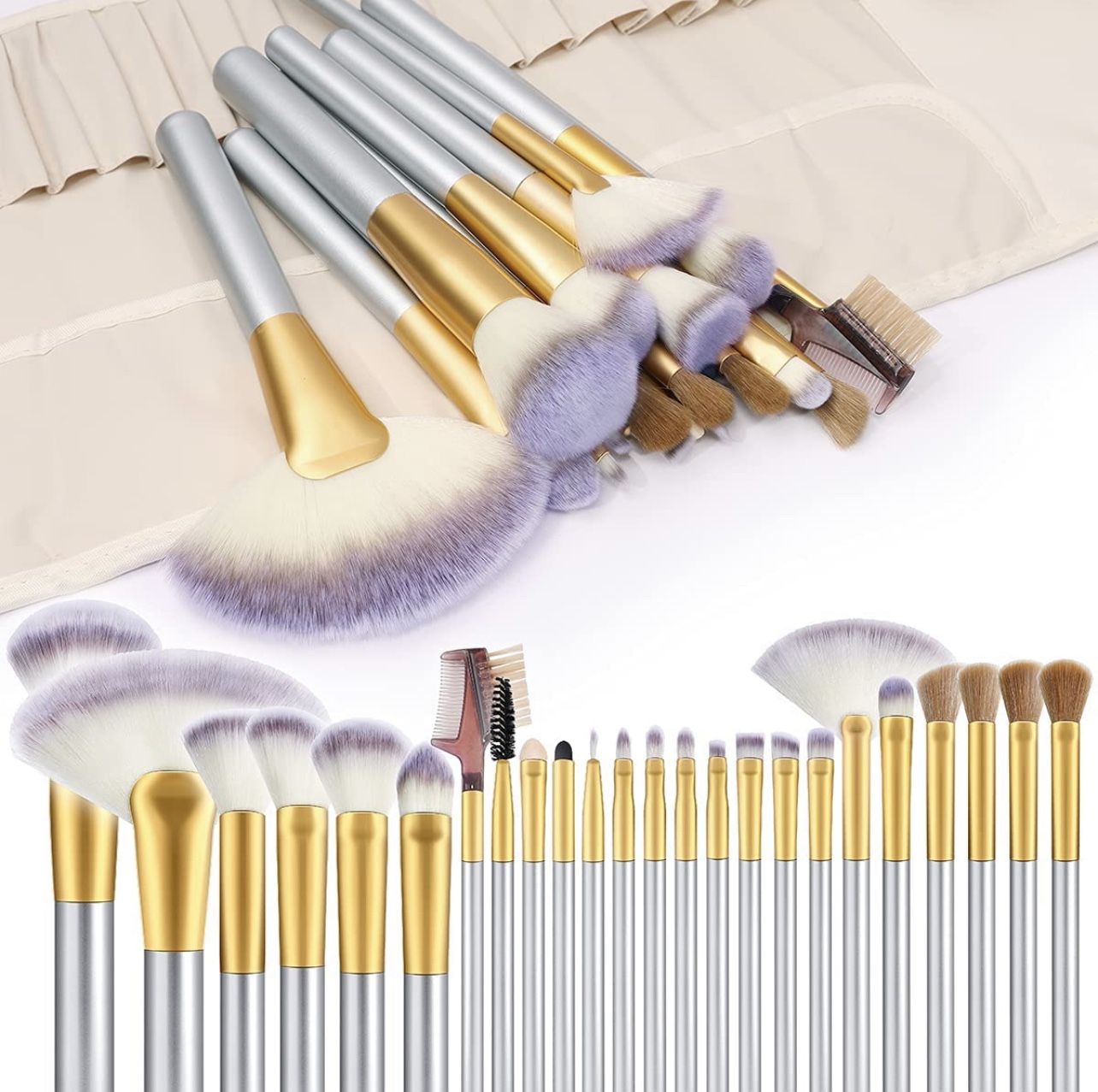 VANDER LIFE 24pcs Premium Cosmetic Makeup Brush Set