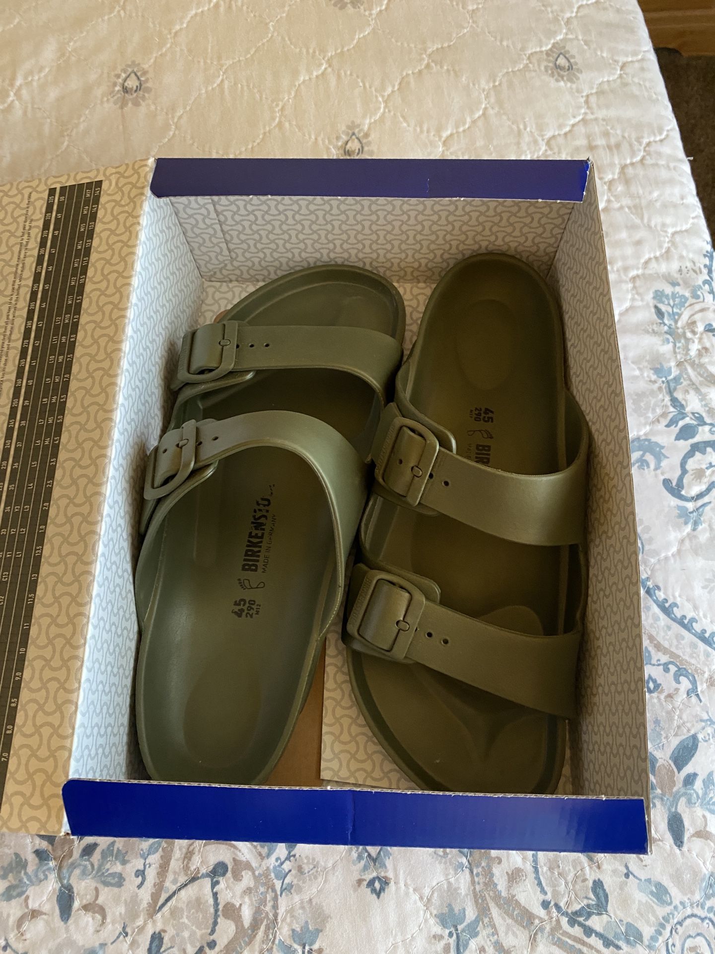 Olive Green Birkenstock Arizona EVA Mens Size 12