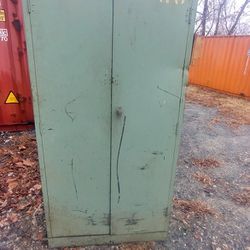 Green Metal Utility Storage Cabinet Shelving Thumbnail