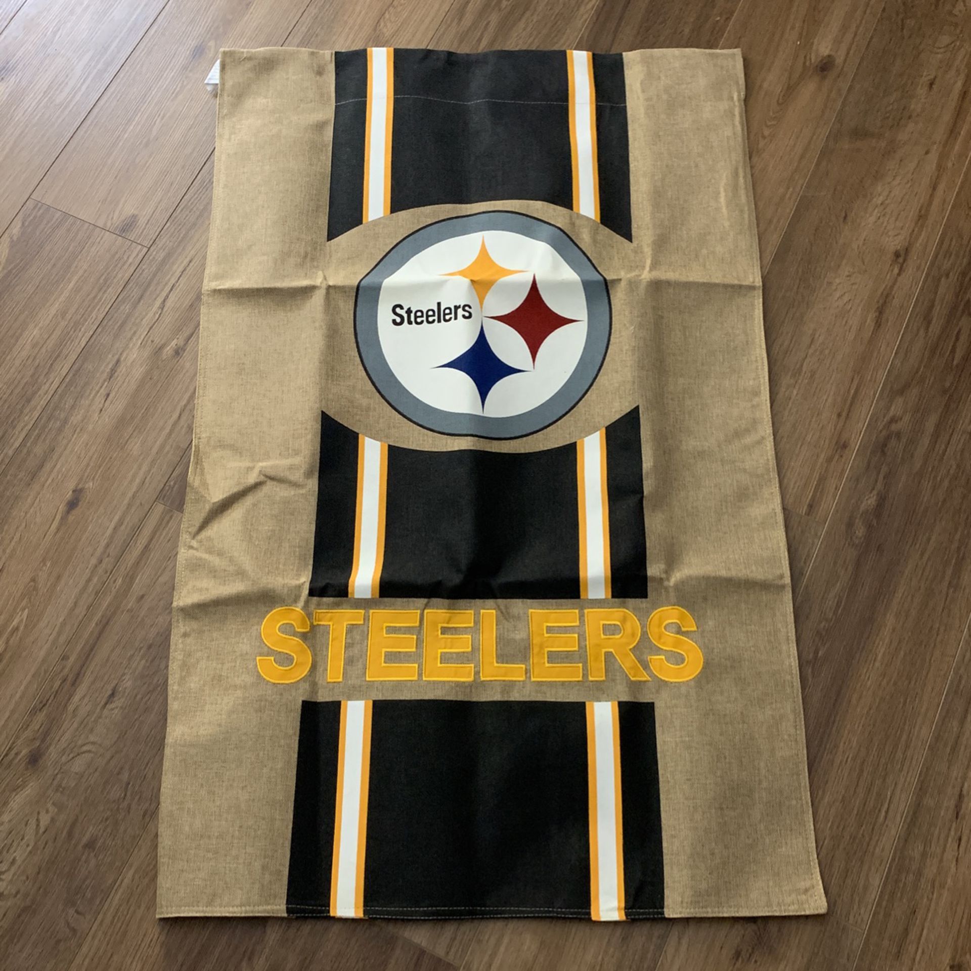 Pittsburgh Steelers burlap Flag 