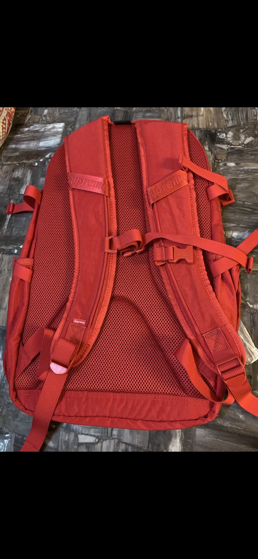 Brand New FW20 Red Backpack 210$ Firm. With Tags. (ordered From Supreme I Have The Email Receipt)