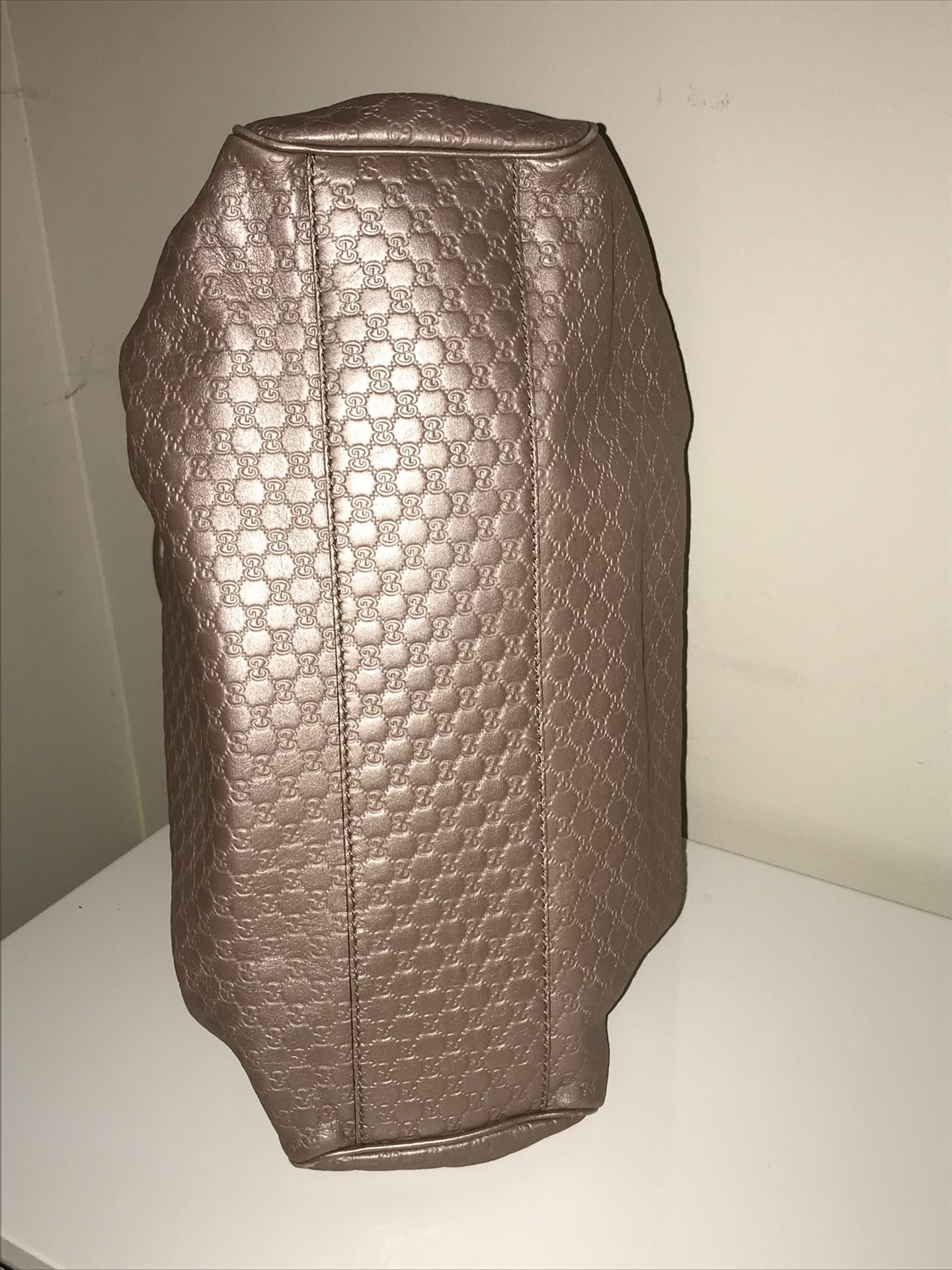 Authentic Gucci Sukey Rose Gold Tote Bag Like New