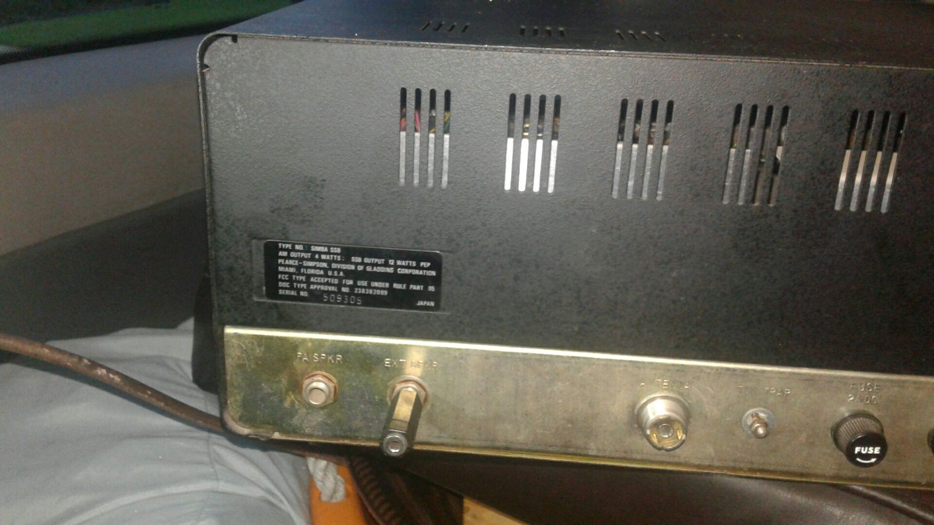 Simba SSB. By pearce-simpson/ Gladding Corp. CB Radio. Ham radio base ...