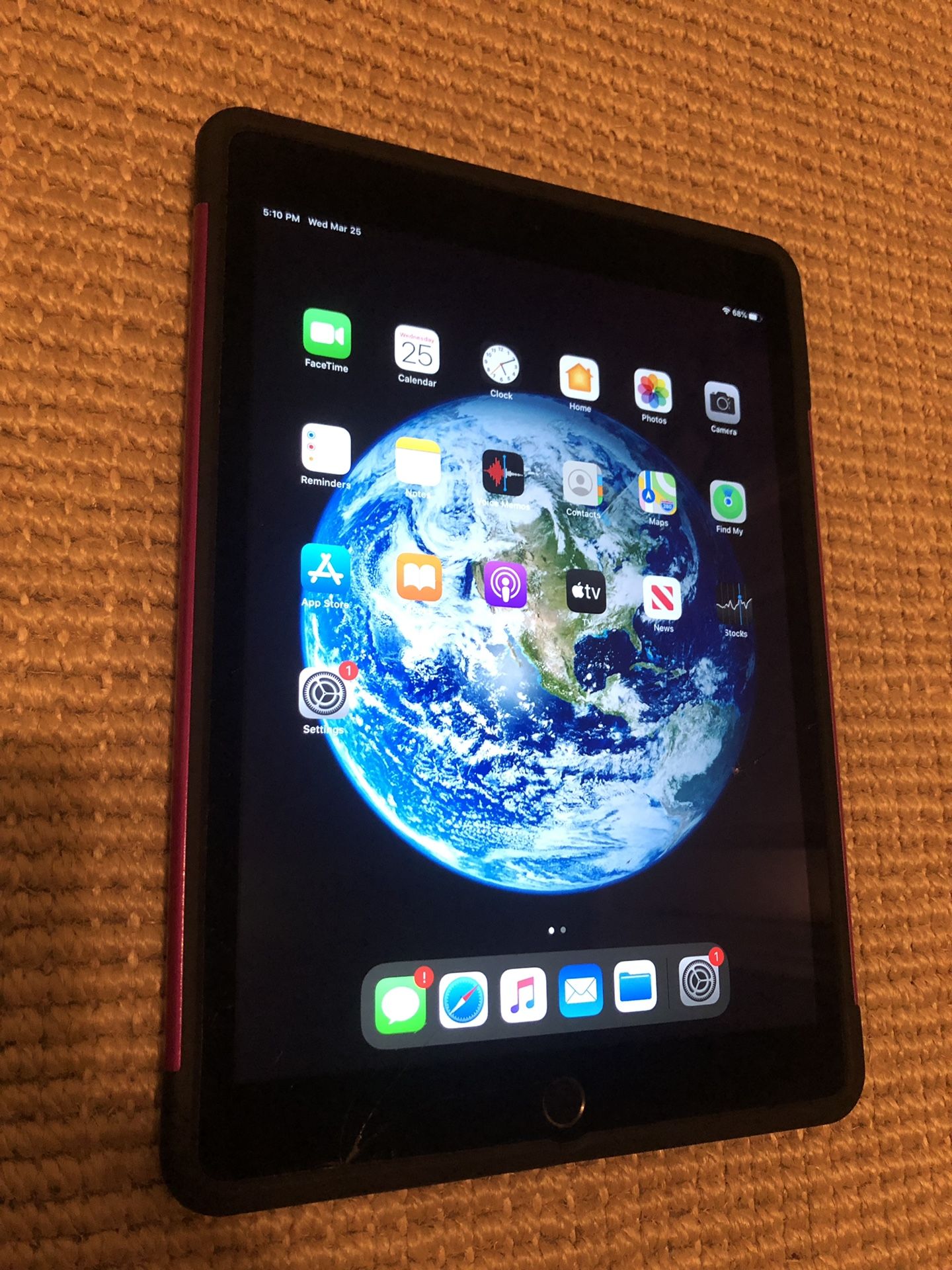 unlocked-ipad-air-2-space-grey-wifi-lte-clean-imei-with-case-for-sale