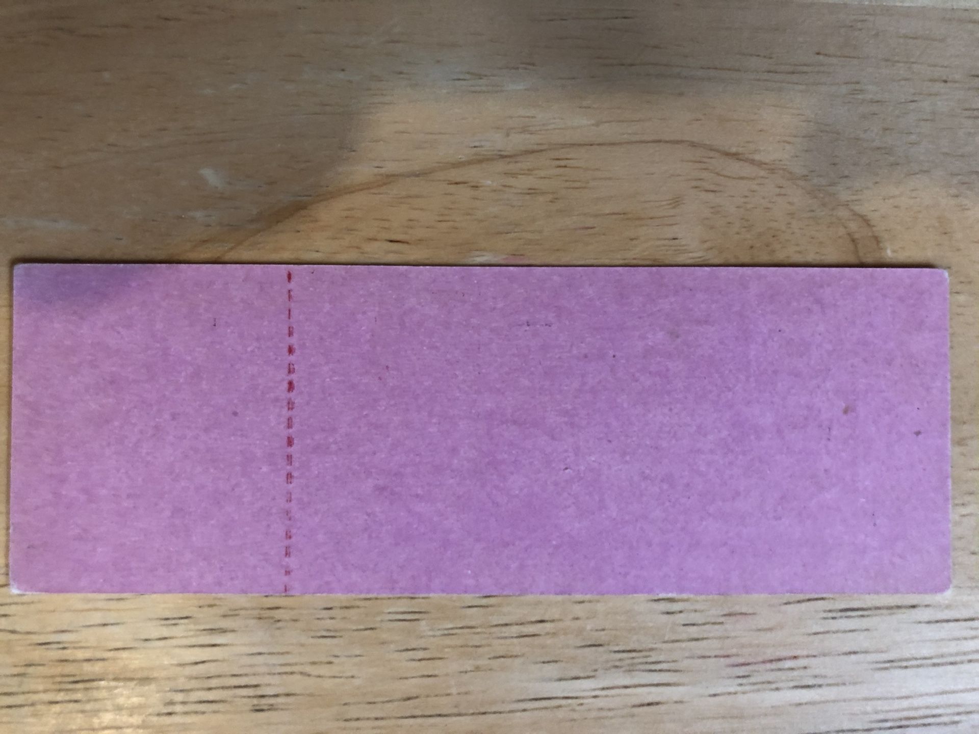 Chicago bulls ticket stub