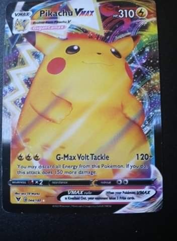 Pikachu Vmax Pokemon card