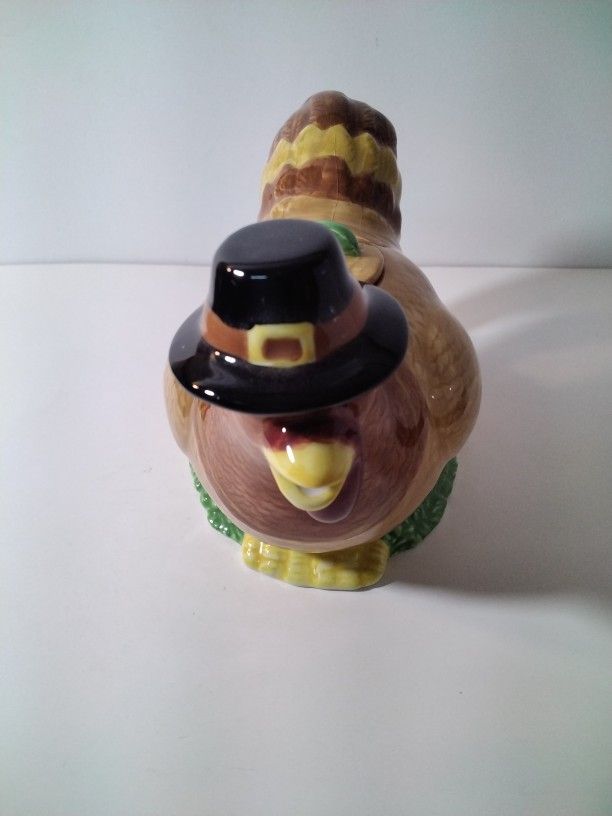 A Very Cute Turkey Tea Pot .