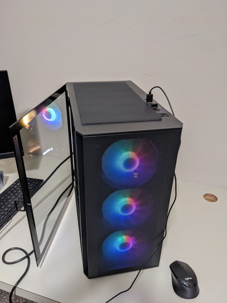 Gaming pc Nvidia RTX 3060 ti Ryzen 5 3600 16GB RAM WD Black sn750