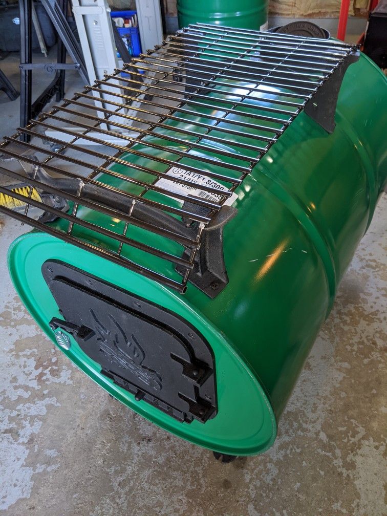 Wood stove W/ Rack