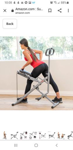 NEW Sunny Health & Fitness Squat Assist Row-N-Ride Thumbnail