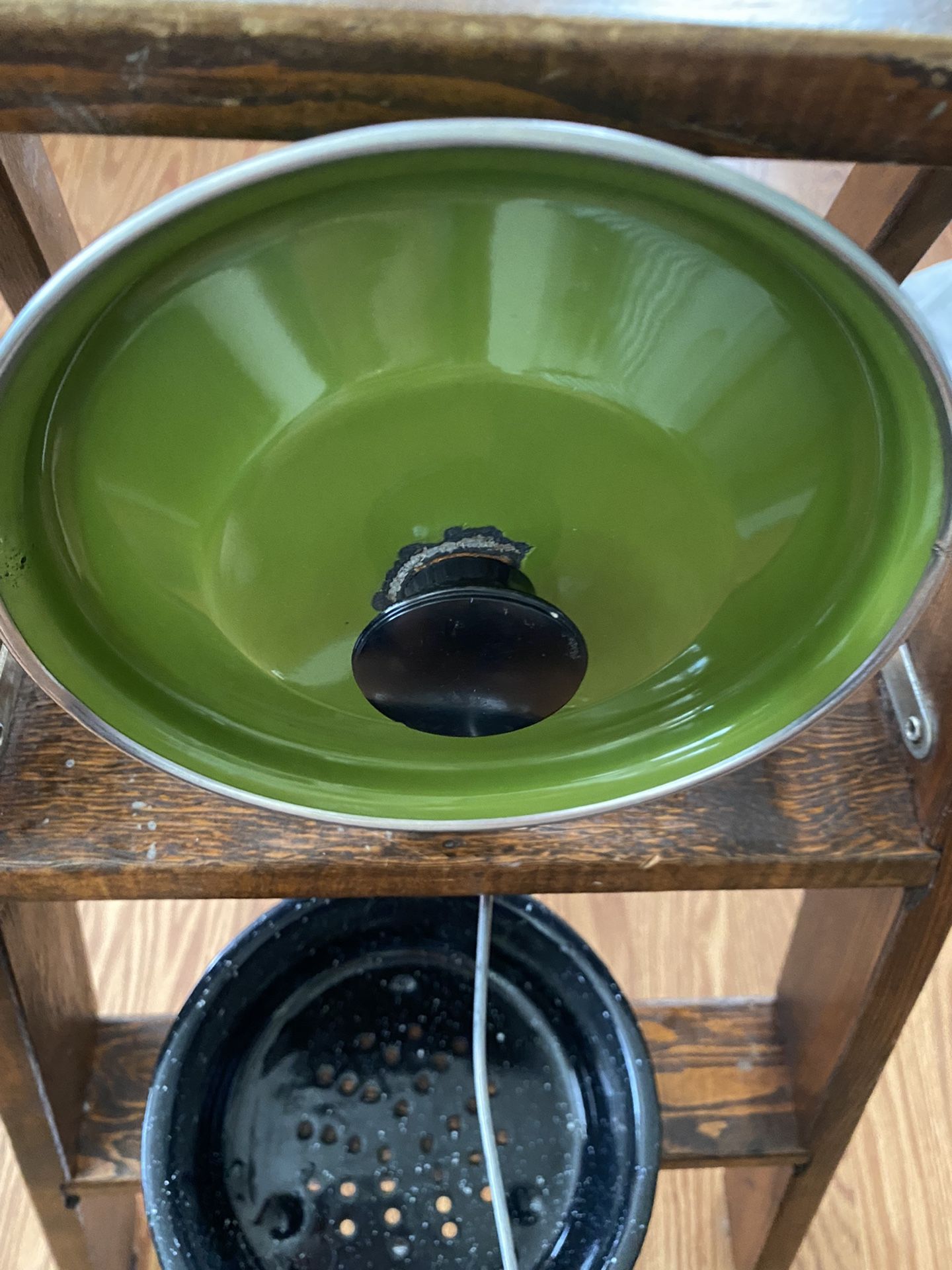 Vintage Steamer Pot & Strainer