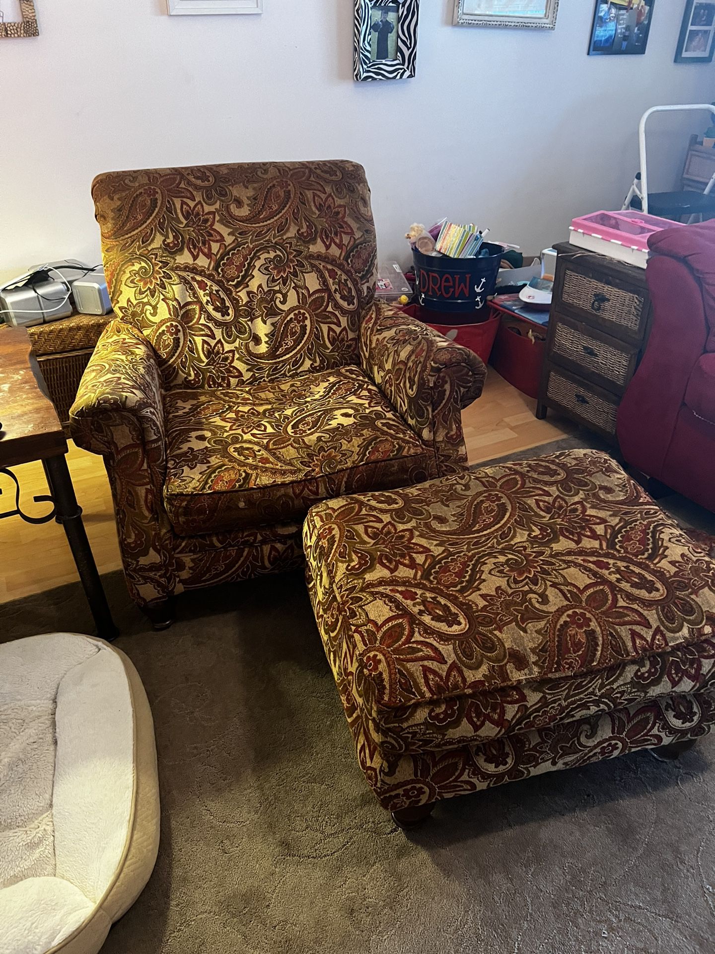 Living Room Set 100 For All Red Couch 2 Chairs & Ottoman 