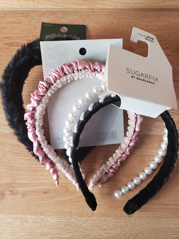 5 Girls Headbands New