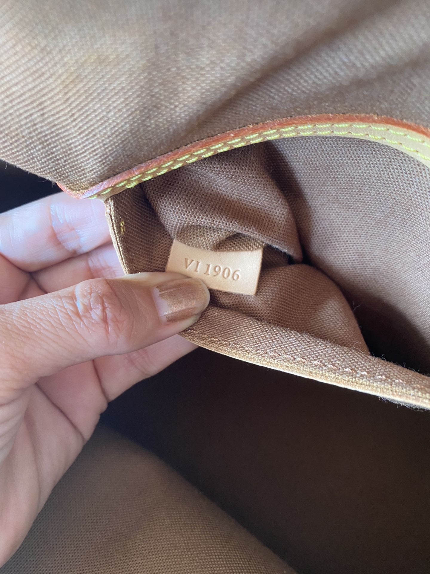 Louis Vuitton LV Hand Bag Alma Browns Monogram