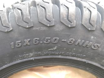 New garden tractor tire