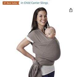 Boba Wrap Baby Carrier In Grey Thumbnail