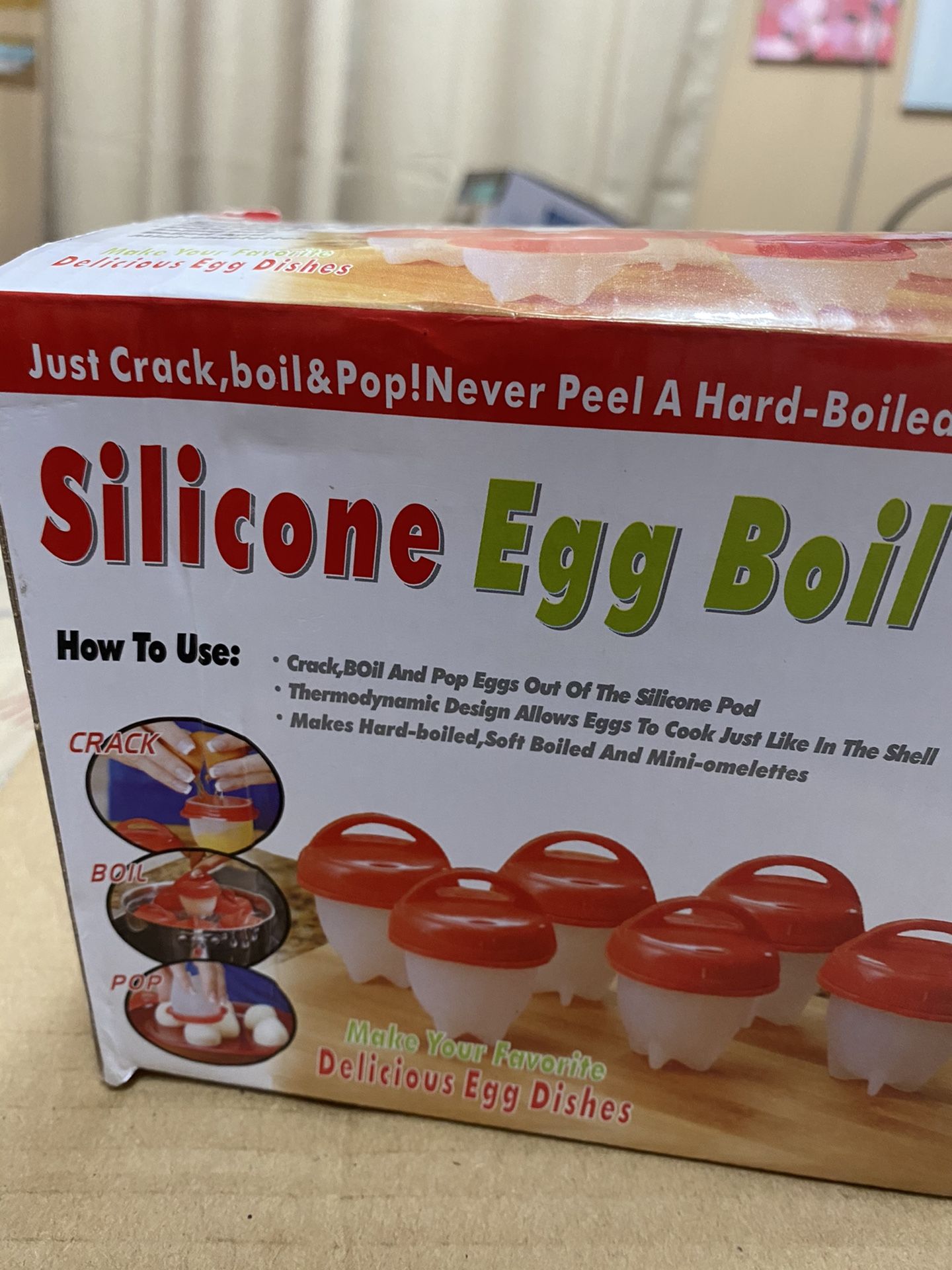 Egg silicone Cooker -boil Egg Poachers -Hard Boiled Eggs without the Shell Hard & Soft Maker, Use Oil, Non Stick Silicone, Boiled, Steamer,JUST AS SE
