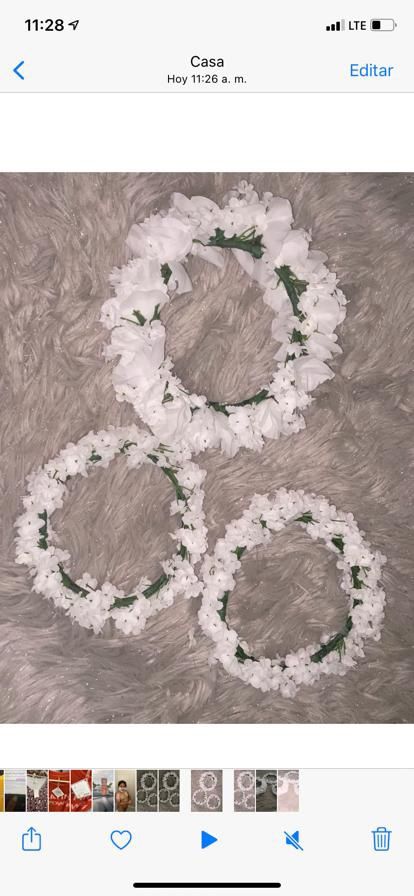 wreath headband wedding bridal Diadema Corona Para Boda